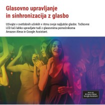 GoSmart zunanja LED točkovna svet., razšir. komplet, 1 kos, 1,5 W, RGBIC zatemnilna, WiFi