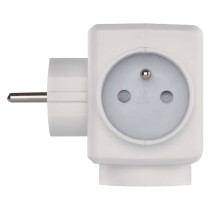 Rozgałęźnik 3× czarny, 2× USB