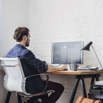 Nabíjací a dátový kábel USB-A 2.0 / USB-C 2.0, 1 m, biely