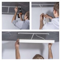 Panel LED natynkowy przysadzony  BAXXO 60×60 36W IP20 neutralna biel