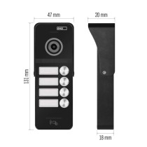 Kamerová jednotka pro monitory a videotelefony EMOS EM-10AHD