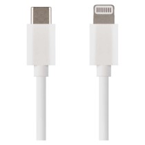 Nabíjací a dátový kábel USB-C 2.0 / Lightning MFi, 1 m, biely