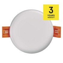 LED panel VIXXO 75mm, kruhový vstavaný biely, 6W neut. biela, IP65