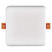 LED panel VIXXO 125×125, štvorcový vstavaný biely,10 W neu.b.,IP65