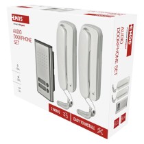 Vezetékes otthoni audio kapucsengő készlet H1086, 2 vevőegységgel