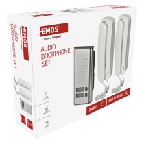 Sada domovního audiotelefonu H1086, 2 účastníci