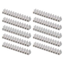 Kostka terminal block 12x10,00 mm biała 10 szt