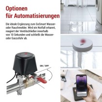 GoSmart Motorisierter Ventilschließer für Wasser/Gas P5640S ZigBee