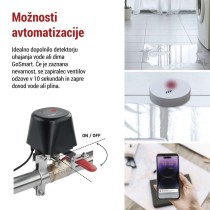 GoSmart Motoriziran zapiralec ventilov za vodo/plin P5640S ZigBee