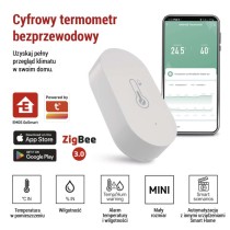 GoSmart Termometr z higrometrem EGS0102, czujnik bezprzewodowy, ZigBee
