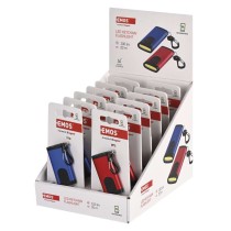 Uzlādējams mini LED lukturītis - atslēgu piekariņš, 100 lm, 12 gab., vitrīna