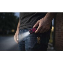 Uzlādējams mini LED lukturītis - atslēgu piekariņš, 100 lm, 12 gab., vitrīna