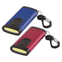 Uzlādējams mini LED lukturītis - atslēgu piekariņš, 100 lm, 12 gab., vitrīna