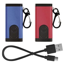 Uzlādējams mini LED lukturītis - atslēgu piekariņš, 100 lm, 12 gab., vitrīna