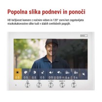 Komplet domačega video domofona  EM-04Z 2WIRE
