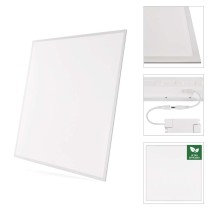 LED panel LUXXO backlit 60×60, čtvercový vestavný bílý, 22W neutr. b.