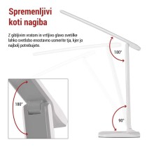 Namizna LED svetilka CHASE bela