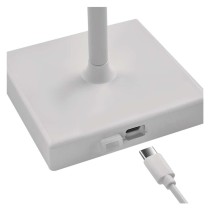 EMOS Katie LED asztali lámpa, újratölthető, fehér