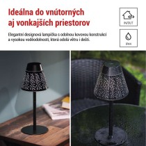LED stolná lampa GRACE, dobíjacia