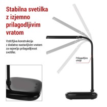 Namizna LED svetilka MOLLY črna