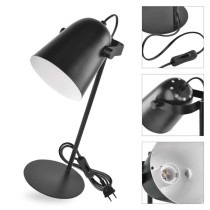 Stolní lampa NINA na žárovku E27, černá