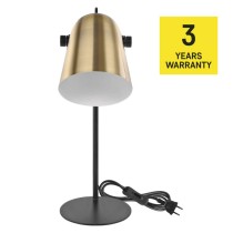 Stolní lampa NINA na žárovku E27, zlatá