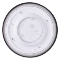 LED prisadené svietidlo RORI kruhové, čierné,17W, CCT