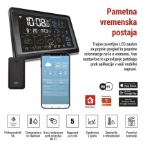 GoSmart brezžična vremenska postaja E8610 z WiFi
