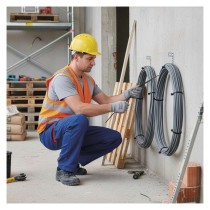 Stahovací páska 250×4,8 mm, černá, 100 ks