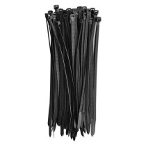 Stahovací páska 200×4,8 mm, černá, 100 ks