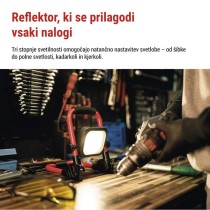 LED reflektor polnilni ACCO 20W CW