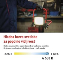 LED reflektor polnilni ACCO 35W CW