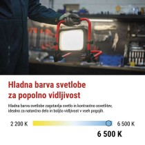 LED reflektor polnilni ACCO 50W CW