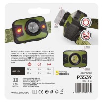 CREE LED žibintas P3539, 330 lm, 200 m, 3× AAA