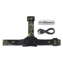GP Latarka czołowa LED ładowalna Discovery CHR35, 600 lm