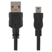 USB Kabel 2.0 A Stecker - Mini B Stecker 2m, schwarz