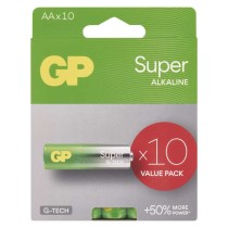 Alkalická baterie GP Super AA (LR6), 10 ks