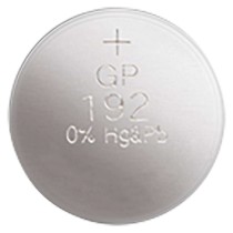 Alkalická knoflíková baterie GP 192F (LR41), 10 ks