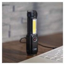 Latarka LED plastikowa 150 lm, ładowalna