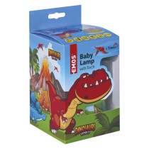 LED detská lampa so svietidlom Dino, 3× AAA