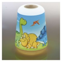 LED detská lampa so svietidlom Dino, 3× AAA