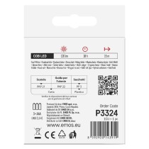 Lampka nocna LED 3x AAA, z czujnikiem ruchu i zmierzchu, magnes 