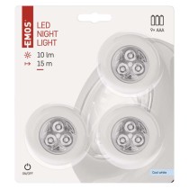 3× Samolepicí LED světlo P3819, 10 lm, 3x AAA