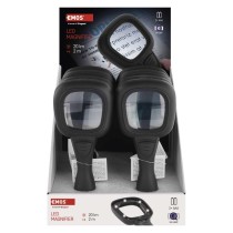Lupa ręczna z podświetleniem LED/UV, 10 szt., pudełko