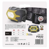 COB LED čelovka P3532, 125 lm, 20 m, 3x AAA