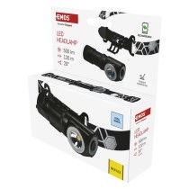 EMOS LED Fejlámpa tölthető P3544, 500 lm, 120 m, Li-Ion 800 mAh
