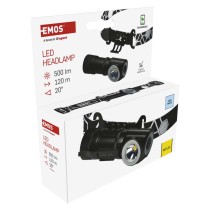 EMOS LED Fejlámpa tölthető P3544, 500 lm, 120 m, Li-Ion 800 mAh
