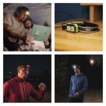 LED nabíjacia čelovka P3545, 175 lm, Li-Pol 800 mAh