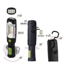 COB LED + LED aufladbare Arbeitsleuchte P4518, 380 lm,2500 mAh