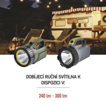 LED nabíjecí svítilna P2311, 300 lm, 2400 mAh